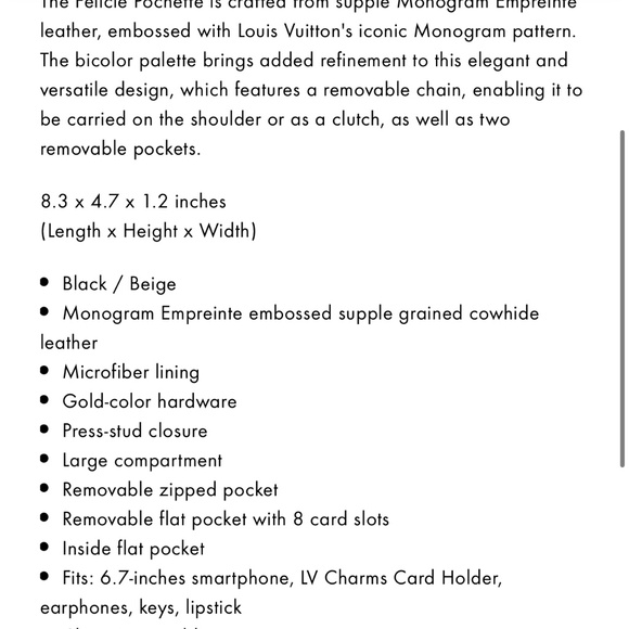 Louis Vuitton Félicie Pochette - Picture 6 of 6